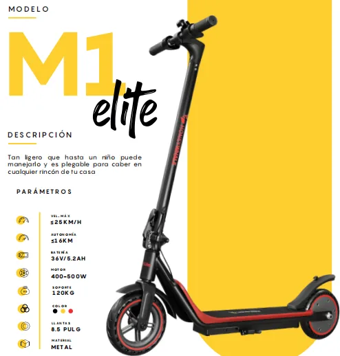 Scooter Eléctrico M1ELITE